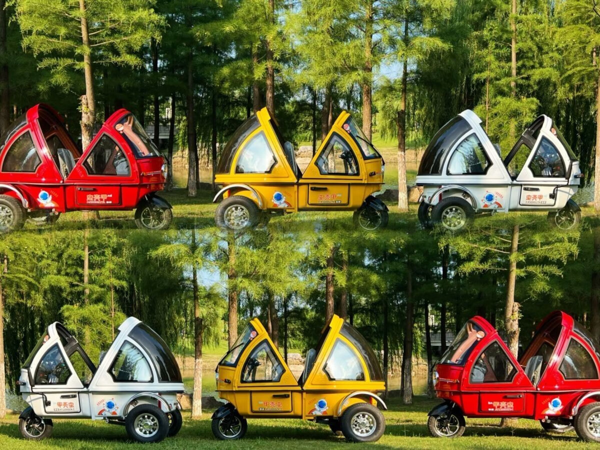 小水滴电动三轮车接送孩子大人代步家用新能源新国标可上牌 尊贵版