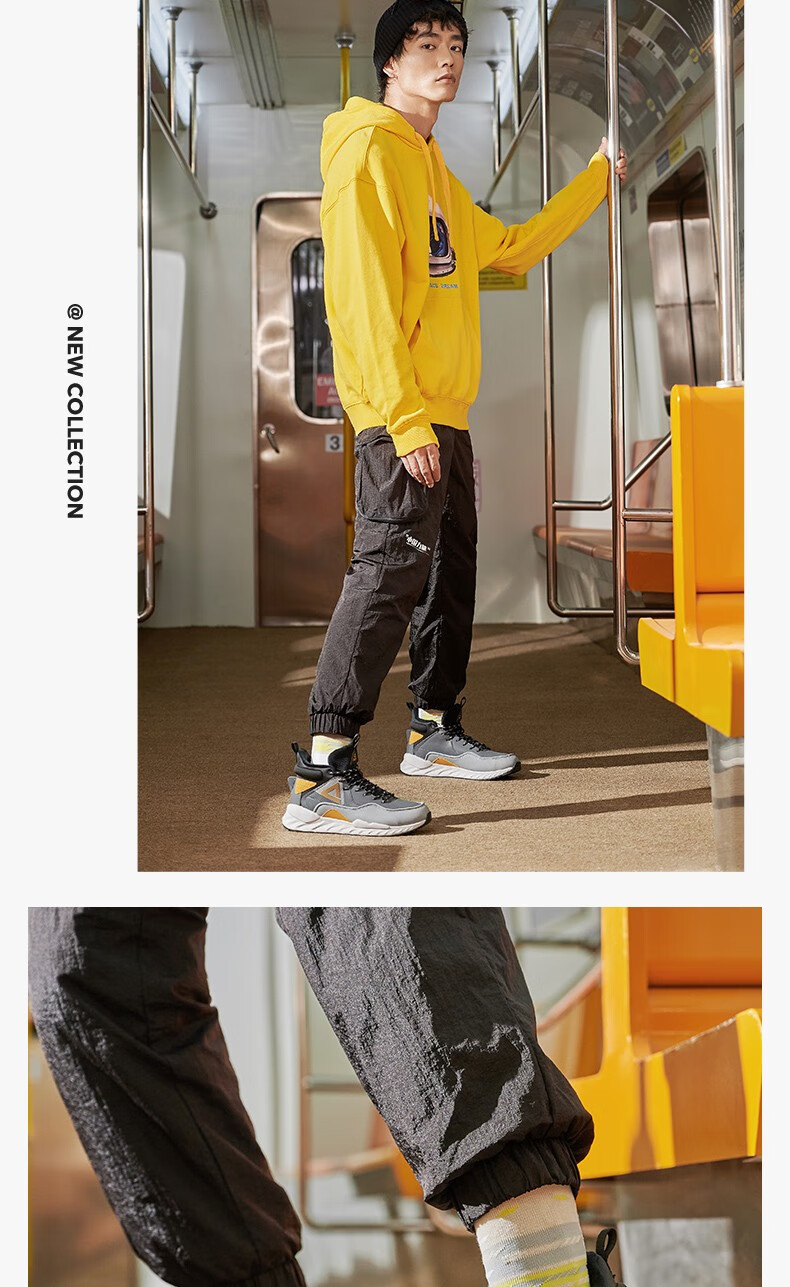 鞋2021冬季新款保暖防滑运动鞋男款舒适加绒休闲鞋男磁石灰14048139码