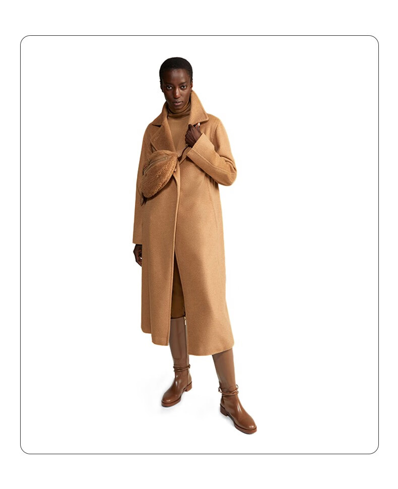 maxmara女装奢侈品女士骆驼绒大衣1016141306 manuel 驼色 3manuel