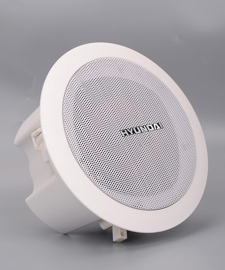 hyundai 无线蓝牙吸顶音响 吊顶天花板公共广播喇叭音箱 5英寸无线