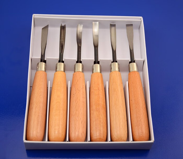 fgacct 啄木鸟雕刻刀木雕 木工工具 pma-308/6手工木刻刀 刀具套装 6