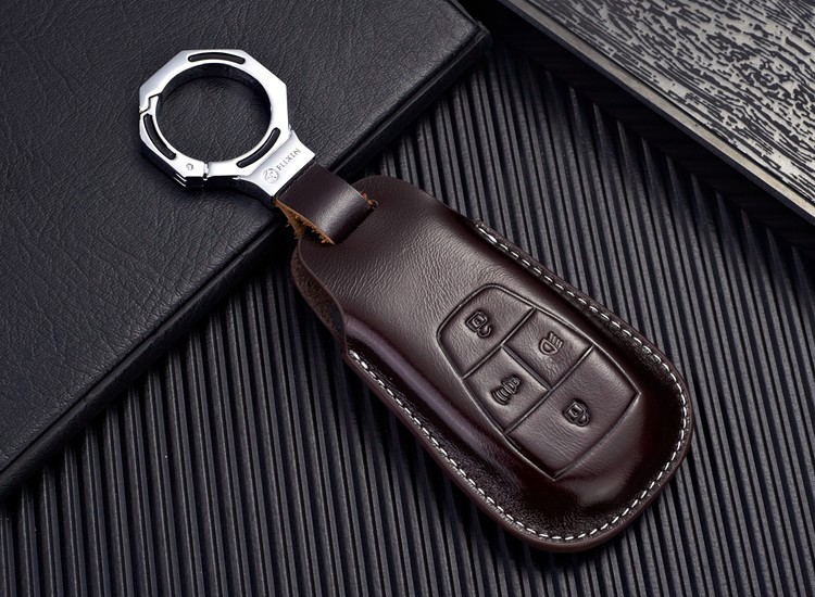 适用于2020款北京bj40钥匙套头层牛皮改装饰用品新款bj40越野车钥匙包