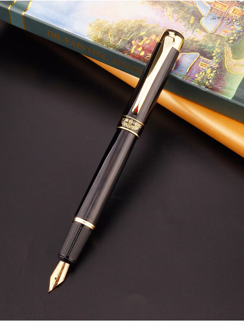 英雄钢笔套装9018美工笔成人弯笔尖学生练字书法笔手绘艺术签名笔弯头