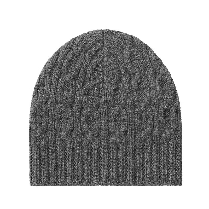 孔雀翎hermes爱马仕男士配饰帽子毛线帽羊绒针织防寒保暖百搭经典复古