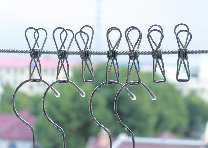 晾衣绳晒被绳户外家用室内挂晒被子神器晾衣架包塑钢丝绳衣服绳线 5mm