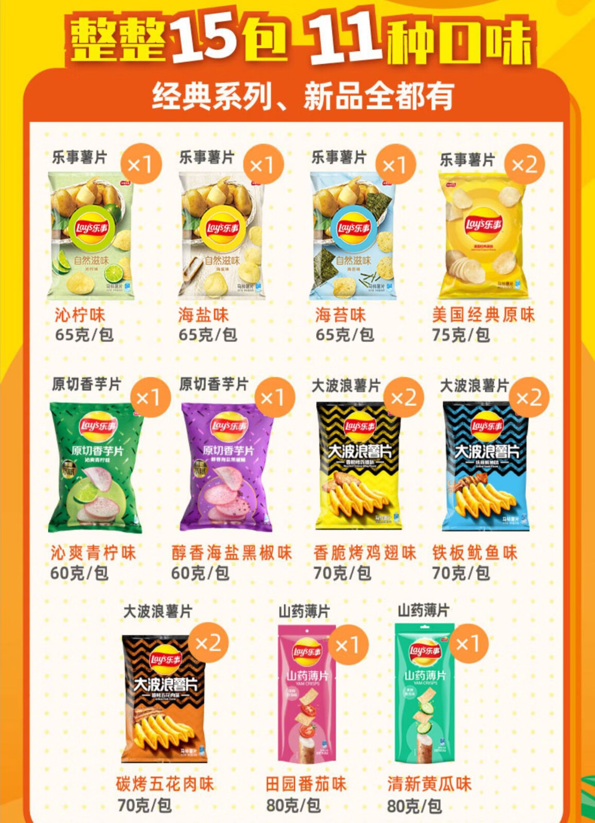 s)1kg薯片巨型加油包 15包1kg 休闲零食 1kg礼包 1kg礼包【图片 价格