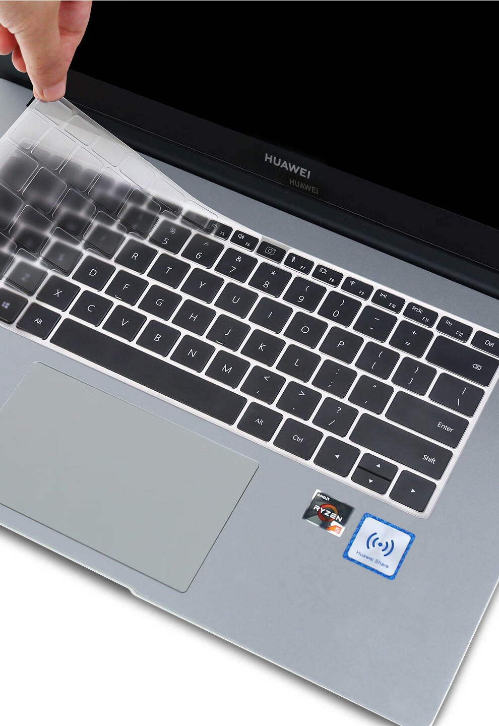 华为2021款matebookd14d15荣耀magicbookx1415键盘膜电脑包typec8合1