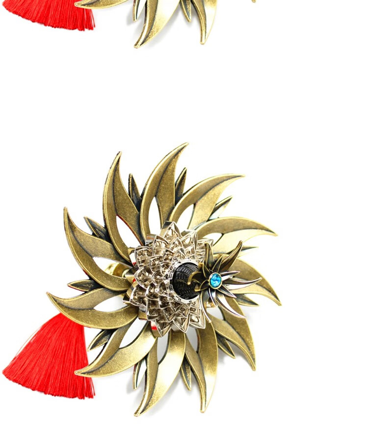 斗罗大陆 大号一比一唐三佛怒唐莲可旋转陀螺合金模型摆件18cm 佛怒唐