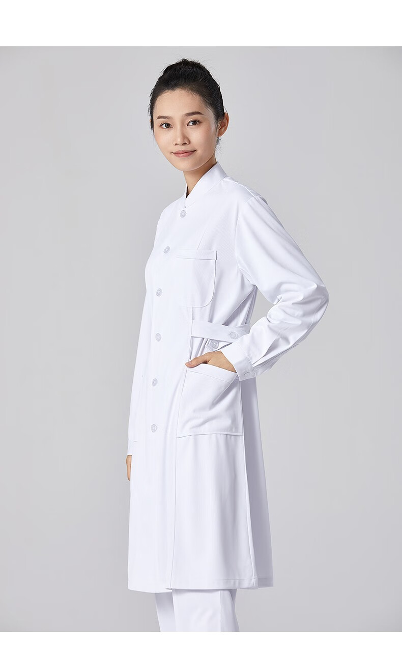 缔鲸dijing医生服男女长短袖立领白大褂口腔医院牙科诊所医护工作服印