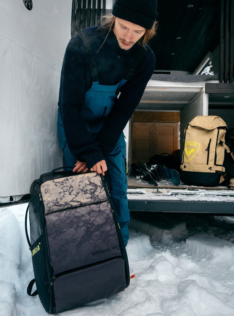 金鸡滑雪包blackbriar黑荆棘联名款双肩背包滑雪装备包 黑色 65x45cm