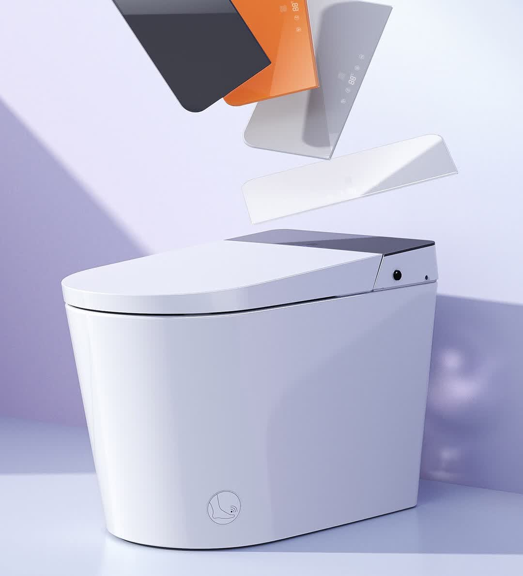 小米家大白超能离子声控智能马桶一体式自动翻盖即热座便旗舰版脚感