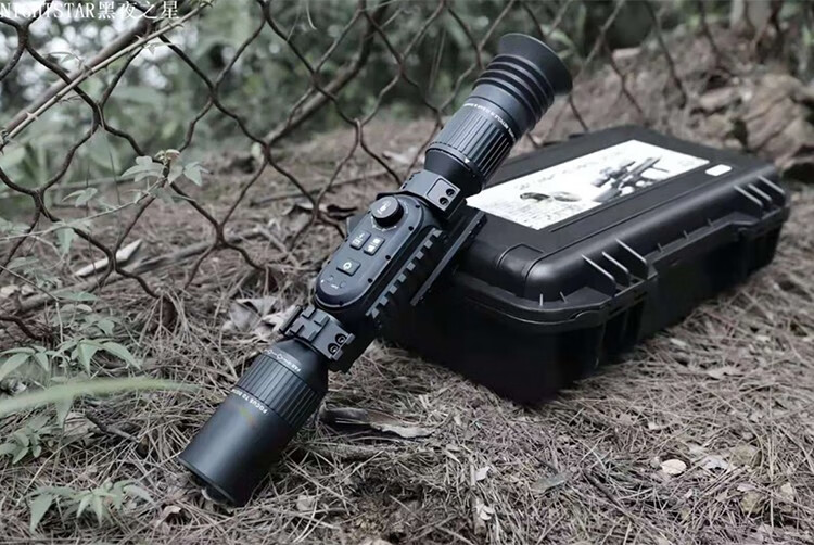 新款红外线数码夜视仪瞄准镜hi4k高清324黑夜之星昼夜通用等比测距同