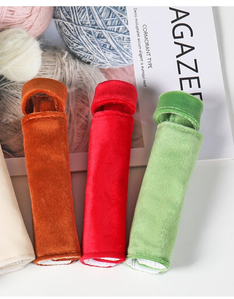 门把手防撞保护套冬季布艺保暖防寒撞冻手静电窗户拉手把手防护套大门