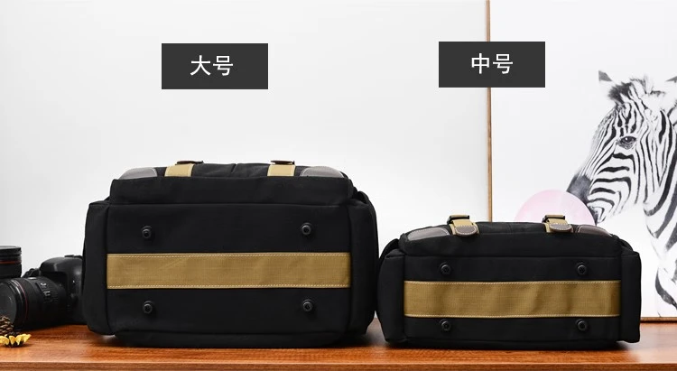 Camera bag men's and women's SLR micro-single camera bag Sudiro single shoulder suitable for 650D800D700D750D850D200D khaki Camera bag men's and women's SLR micro-single camera bag Sudiro single shoulder suitable for 650D800D700D750D850D200D khaki