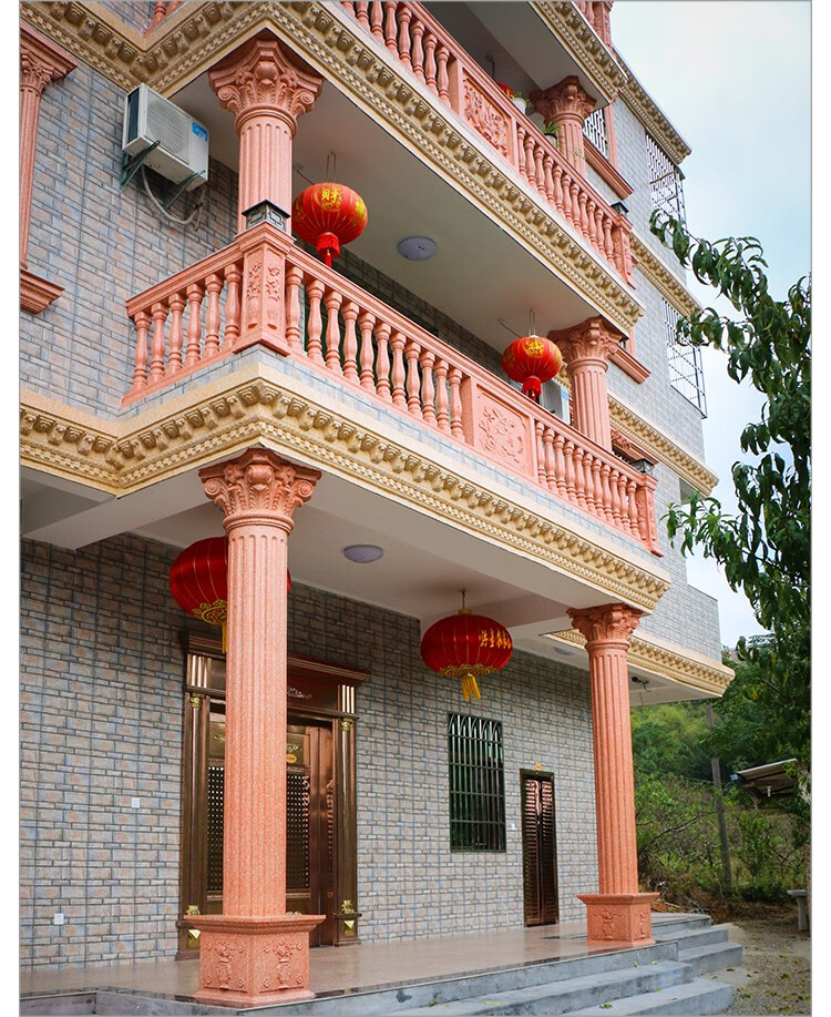 罗马柱模具 欧式圆柱别墅大门阳台柱子模型水泥柱装饰头造型建筑用