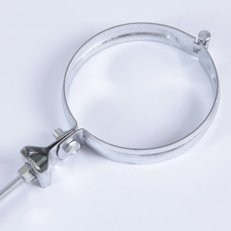 加厚灯笼吊卡镀锌抱箍喉箍水管固定夹扣子抱卡代加工定制 dn150内径