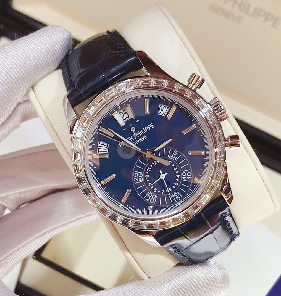 百达翡丽(p p)复杂功能时计系列 自动机械男士腕表 5961r-010 18k玫瑰