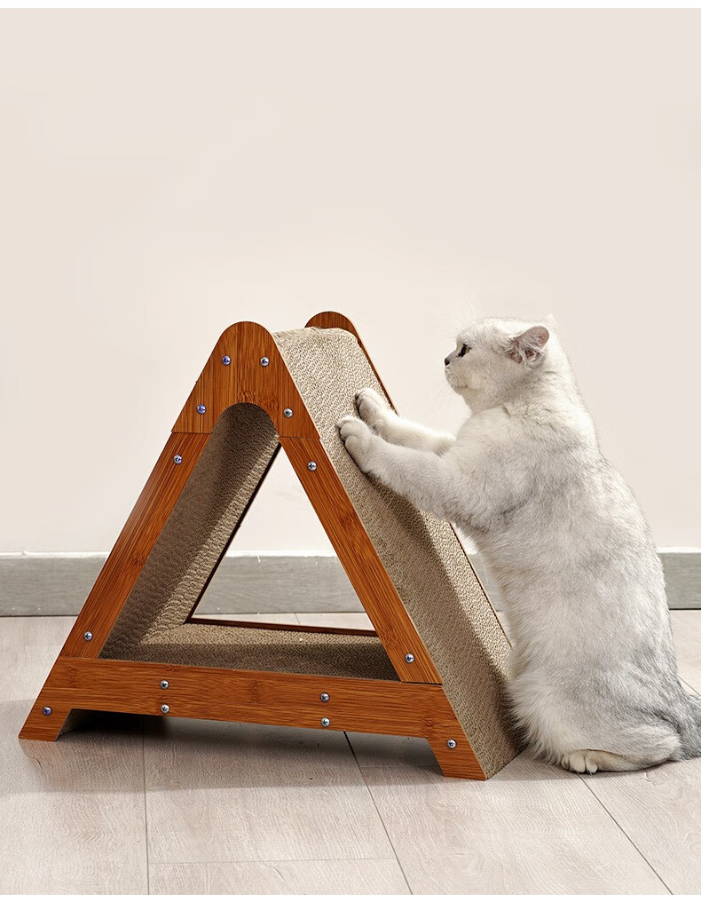 宝贝故事加大号立式猫抓板瓦楞纸猫抓板耐磨l型猫爪板不掉屑磨爪器