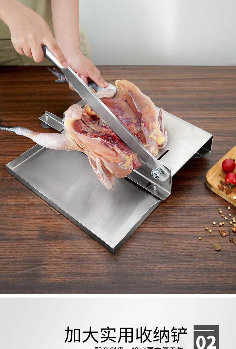 小天籁 多功能切骨机铡刀排骨刀切肉神器闸刀家用牛羊肉切肉片机手动