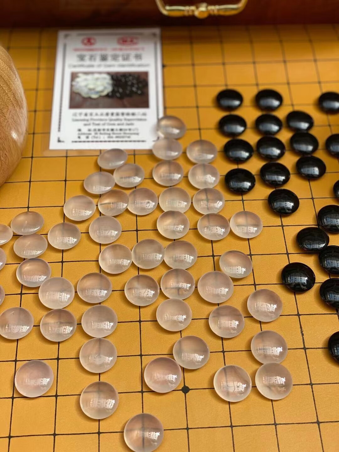 天然玛瑙围棋套装玉石成人双面五子棋大号子竹盘实木棋罐s级10高冰种