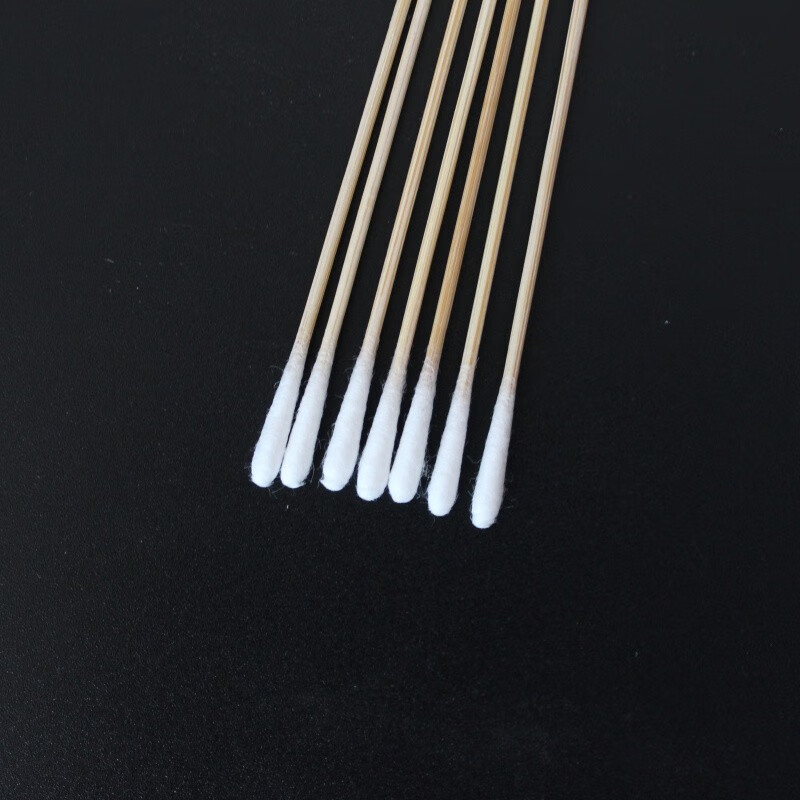 耳鼻喉棉签医用细头棉签耳签15cm长棉棒挖耳朵小头竹棒无菌50小包共