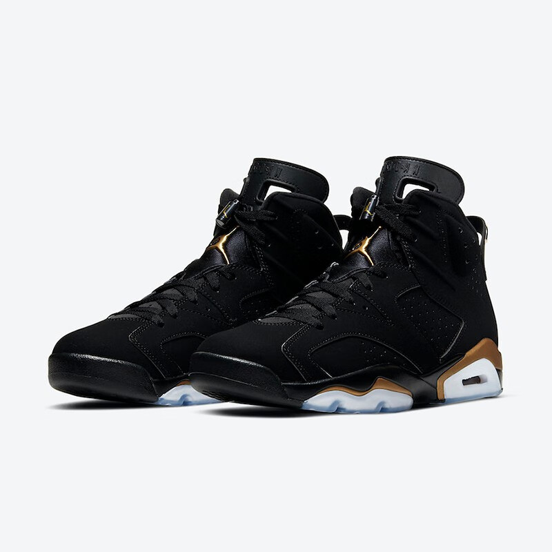 耐克nikeairjordan乔6aj6mid全明星中帮男女情侣款篮球鞋花卉黄
