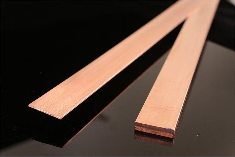 t2紫铜排接地紫铜条 扁方 铜排 铜条 3 4 5 6 8 10 20 30 40 50 mm 3*