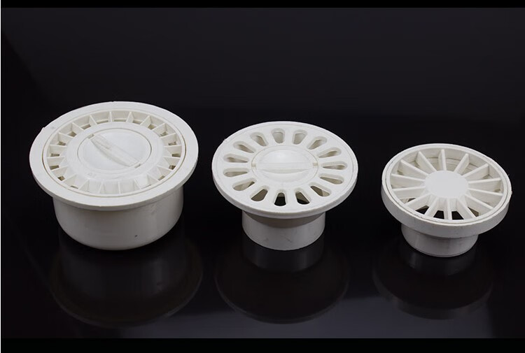 pvc地漏内插简易阳台防臭侧排圆方型塑料卫生间地漏507511016050简易