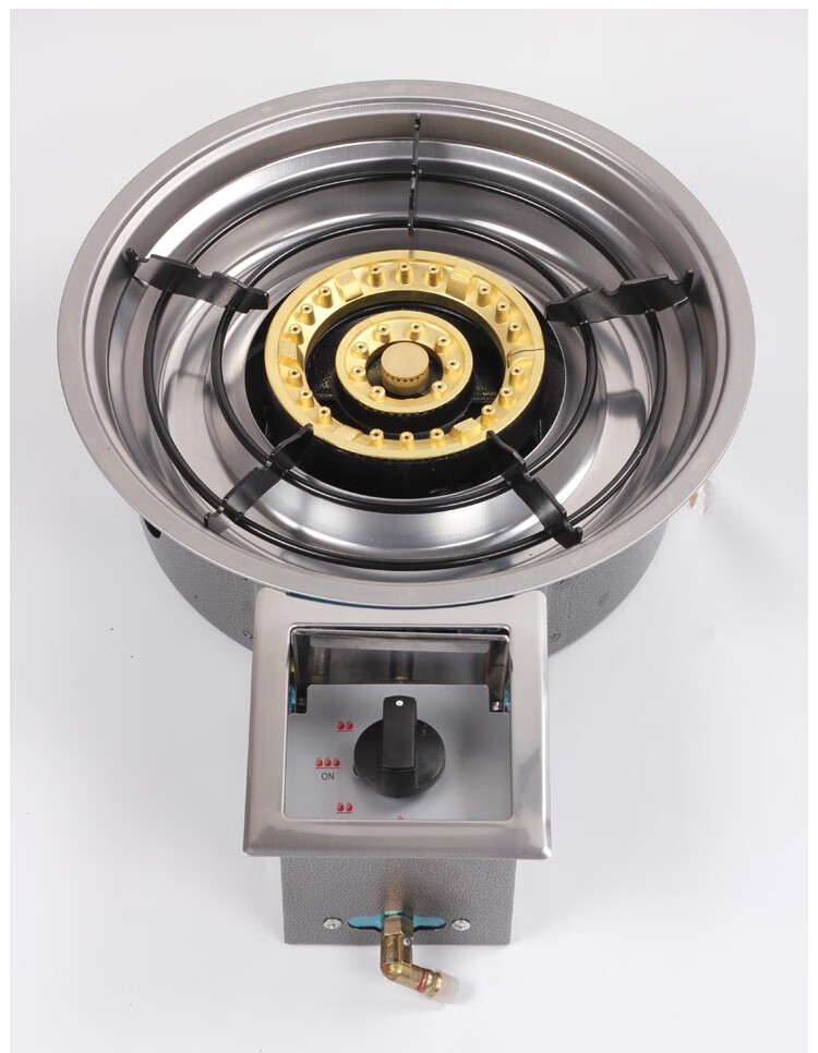 【京选好货】2020新款开店商用豪华韩式火锅炉嵌入式液化气单灶火锅店