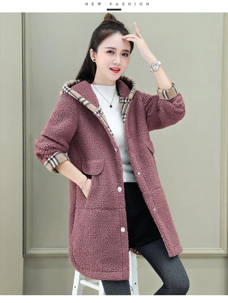 诗蝶恋短外套女2020秋冬季新款休闲加绒加厚棒球衫上衣中长款宽松大码