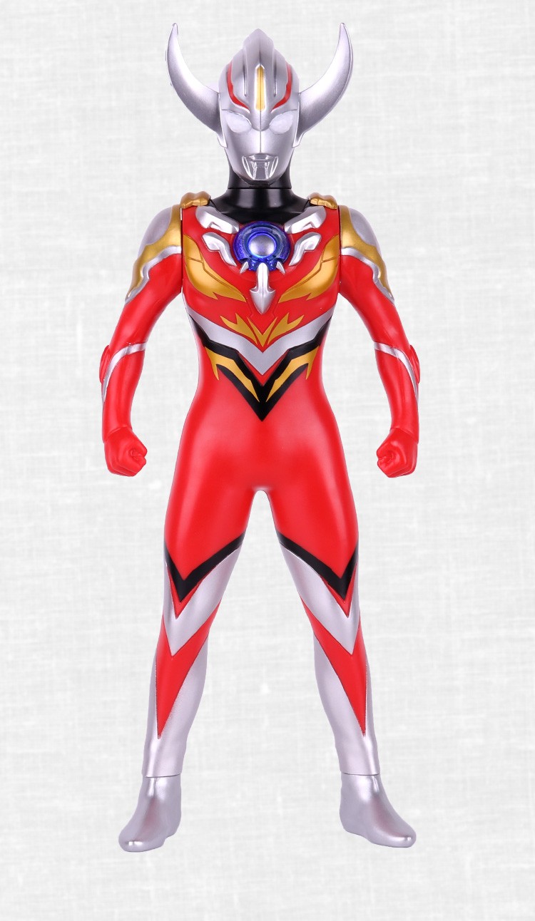 万代欧布奥特曼玩具暴炎三重智勇形态人偶模型豪华版发声发光罗索烈火