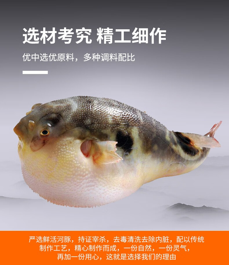 河豚家族河豚鱼食用已处理一斤装淡水鱼生鲜鱼其他鱼类三斤装