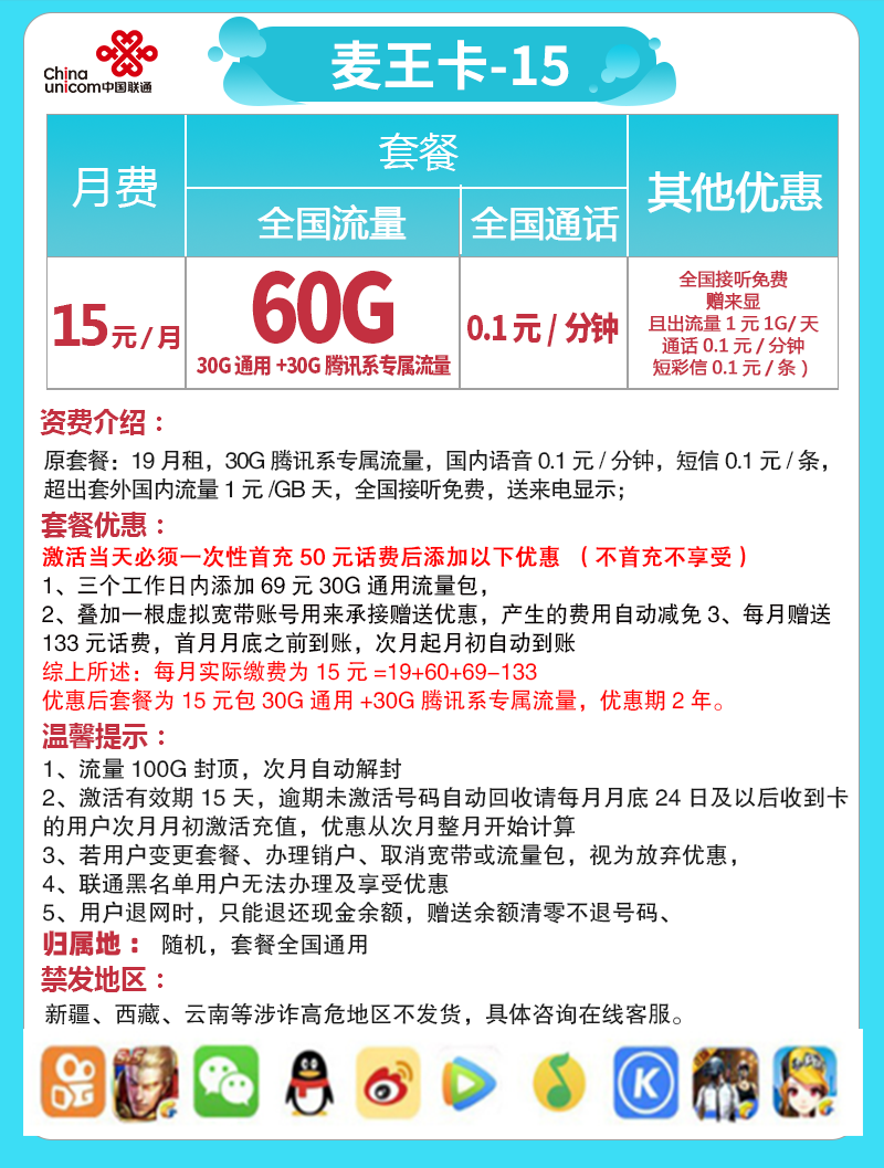手机卡电话卡流量卡不限速全国通用5g纯上网卡100g奶牛卡4g长期套餐