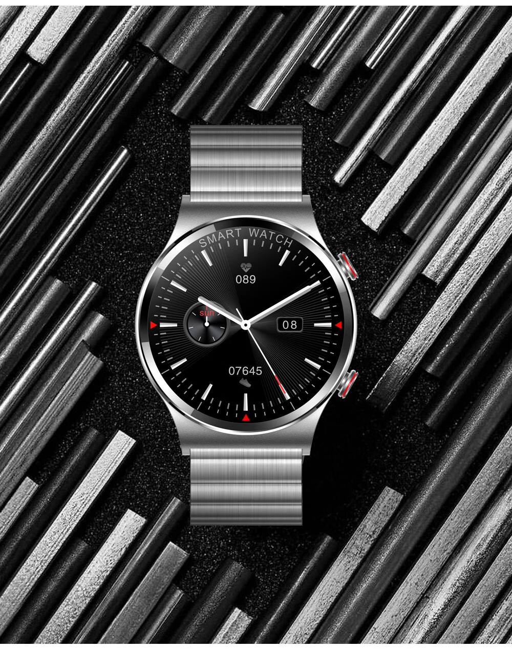 博之轮bozlun智能通话手表视网膜全面屏赛车表盘超长续航健康管理信息