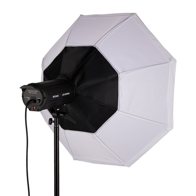 贝阳八角灯笼形柔光灯罩led影视补光灯摄影闪光灯箱直播视频vlog录制