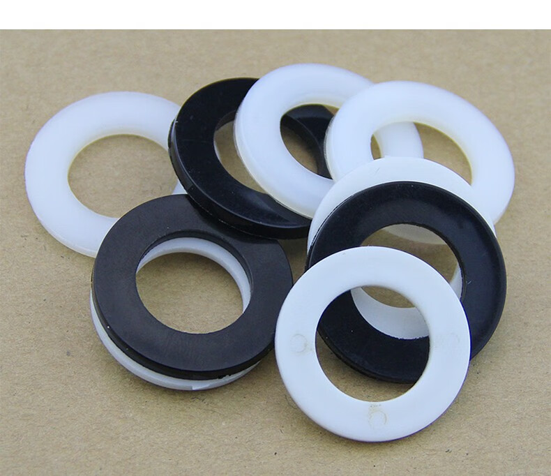 浩动尼龙螺丝垫片 绝缘塑料平垫 塑胶垫圈介子m2m2.