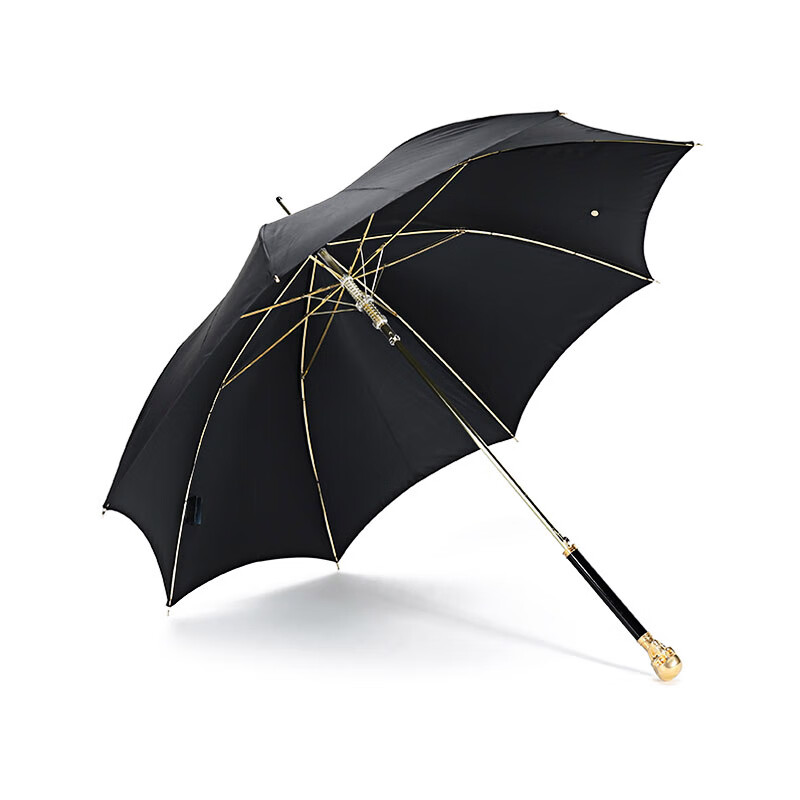 亚历山大麦昆mcqueen男女中性锦纶仿古骷髅头手柄长柄雨伞5597553a39