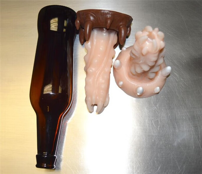 美国进口外星生物小号软硅胶中空肛塞产卵器男女后肛进入 可定制