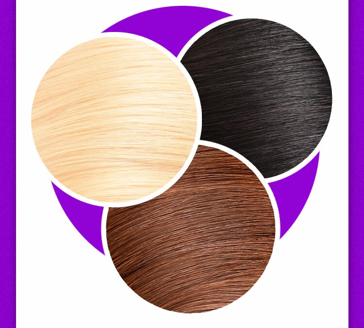 天使丝丝头发毛条色板美发染色发条发束色卡实验测试练习染发色彩老年