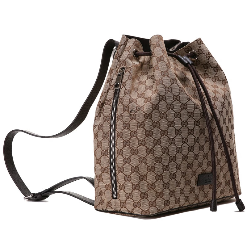 gucci古驰男包奢侈品包包男士gg条纹织带手拿包大号邮差包单肩包斜