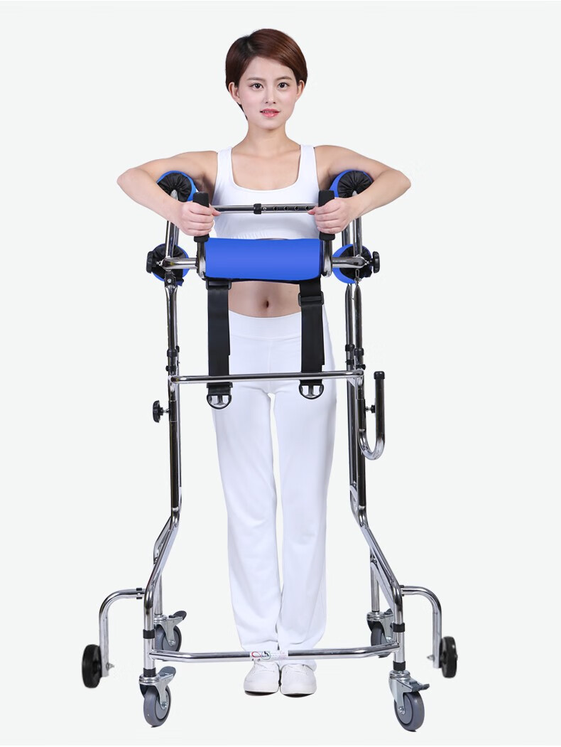 中量老人学步车成人助行器中风偏瘫康复训练器材脑梗塞瘫痪走路辅助