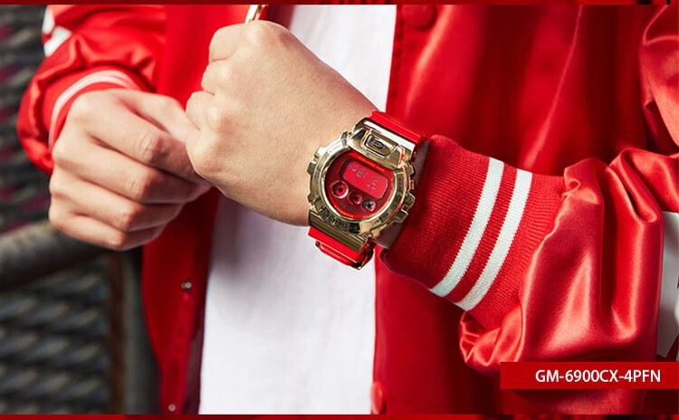 卡西欧casio手表gshock牛年生肖限定款腕表礼盒装gm5600cx4pfn
