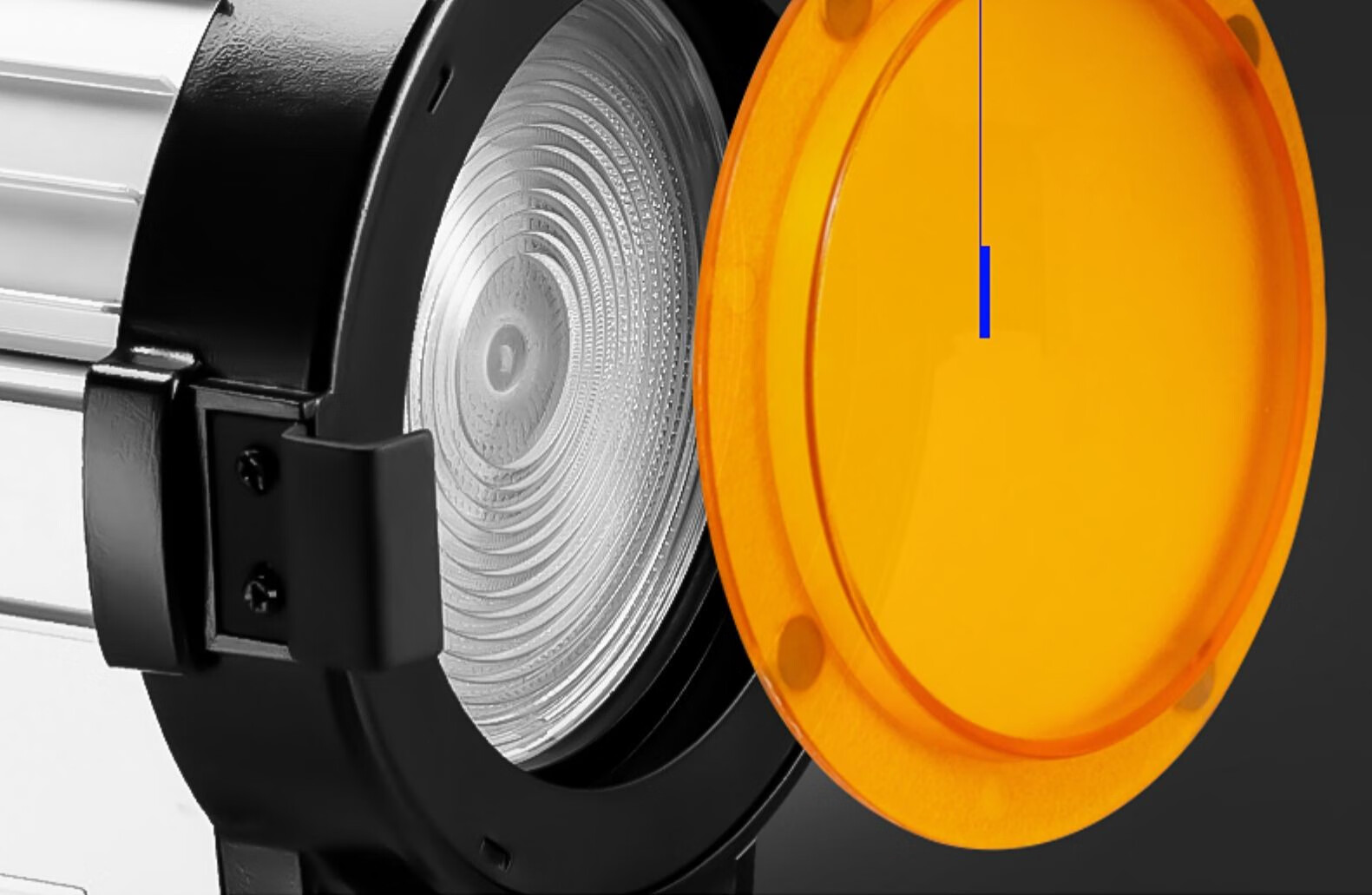 津圻led影视灯大功率聚光灯摄影棚220w拍摄双色调光片人像电影灯演播