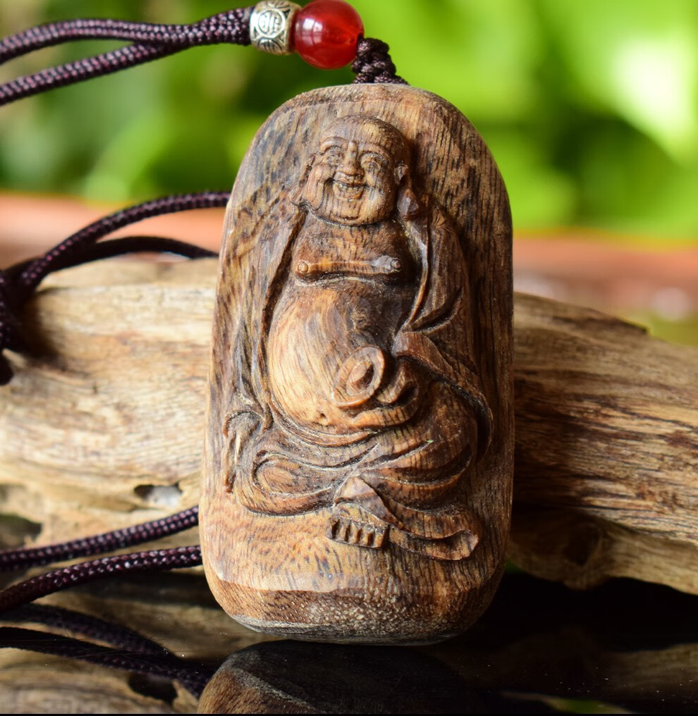木醉沉香挂件把件吊坠雕刻佛牌木牌正区达拉干天然老料收藏送礼佳品