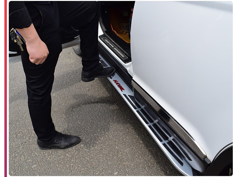 12-19款哈弗h6运动版原厂脚踏板20款哈佛m6 h6升级版脚踏板黑标 原厂