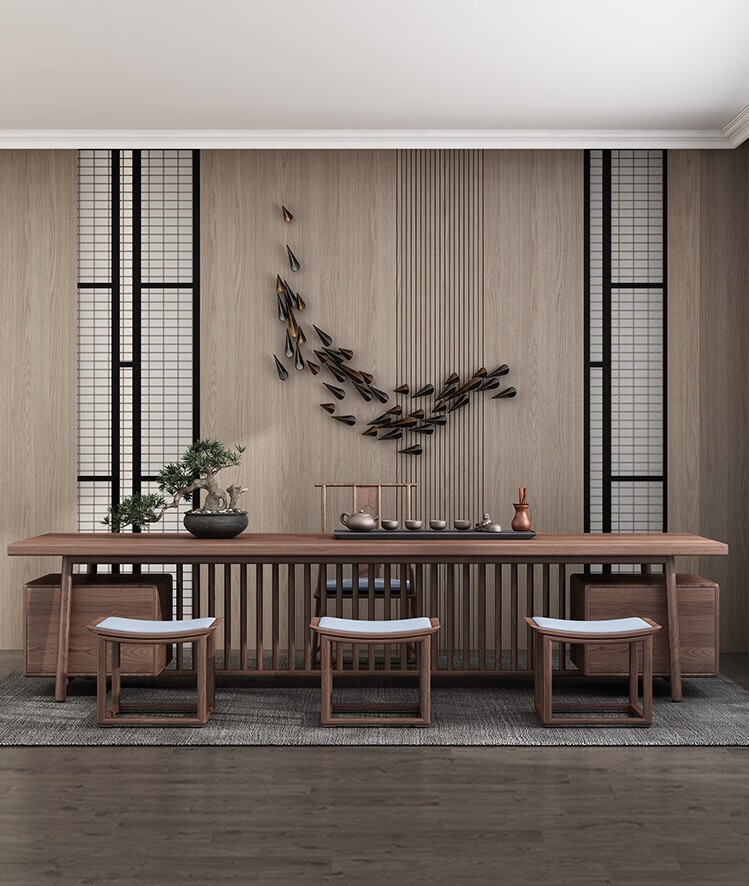 0米茶桌 1主椅 6客凳【图片 价格 品牌 报