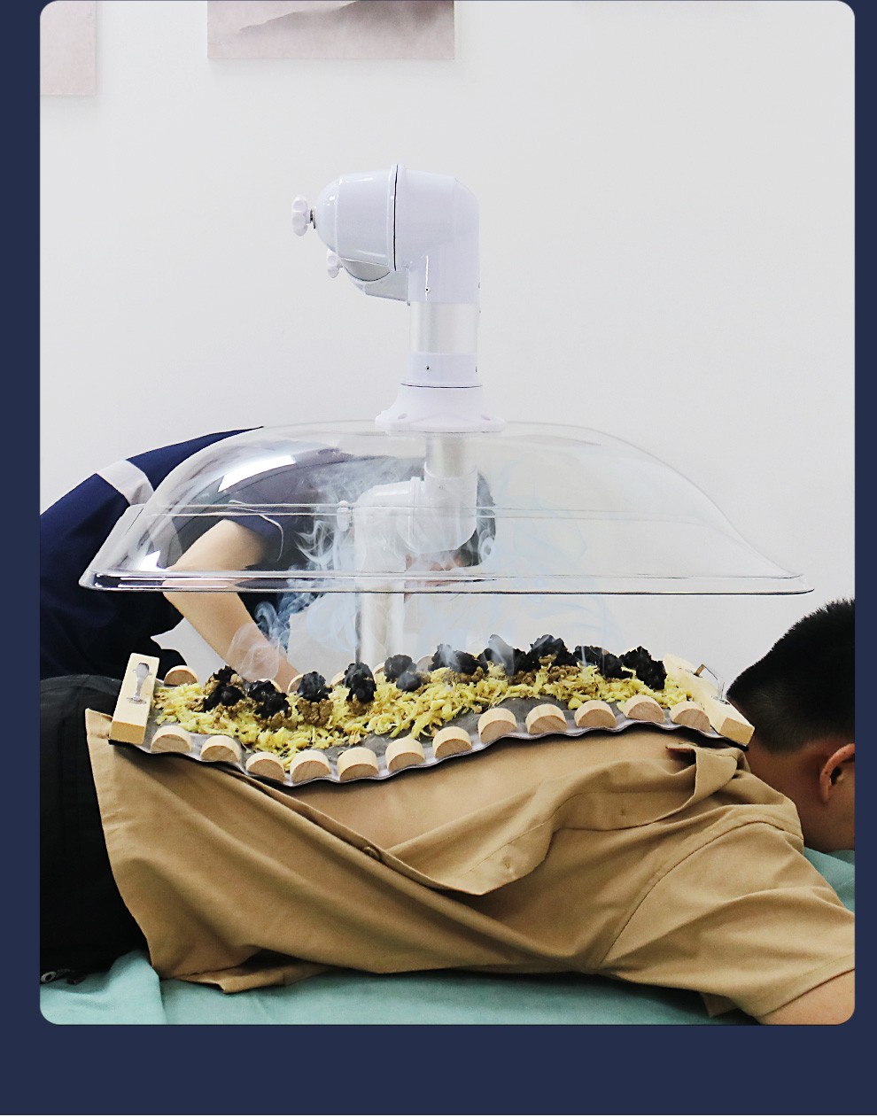 韩强艾灸烟雾净化器移动式家用养生馆中医院艾灸排烟机除味除烟神器四