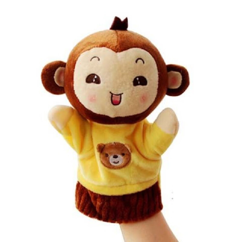 姒桀 手偶 动物手偶亲子游戏宝宝毛绒玩具 嘴巴能动 儿童卡通手套安抚
