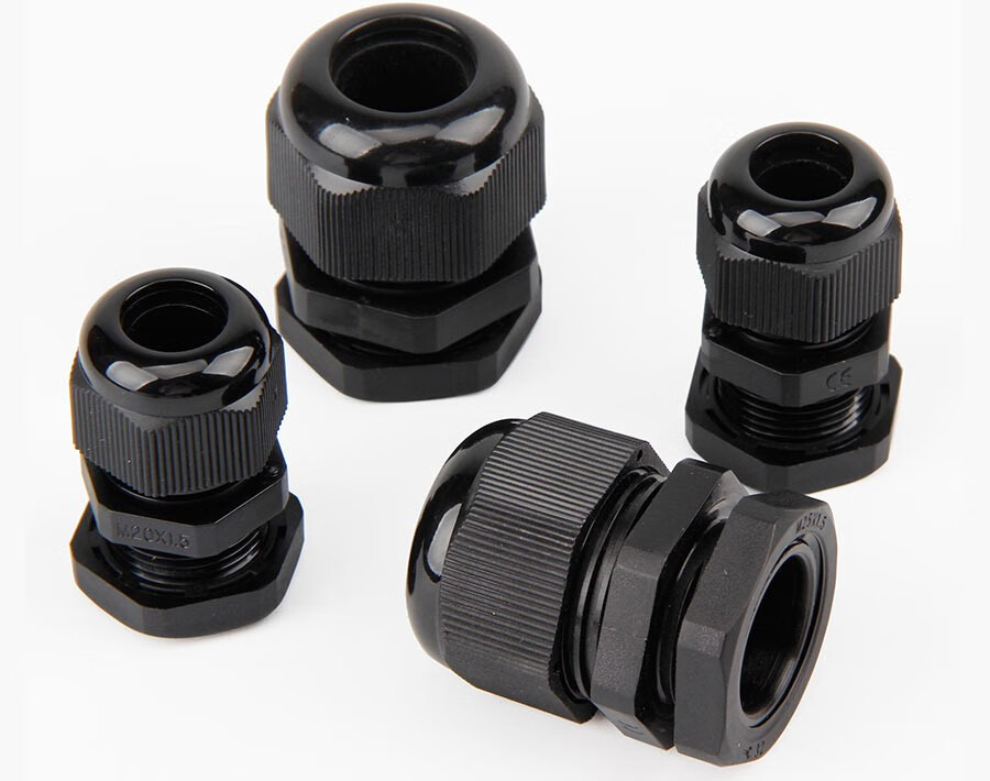 万特弗尼龙电缆防水接头塑料电缆密封堵头固定头葛兰头m25m1215m型