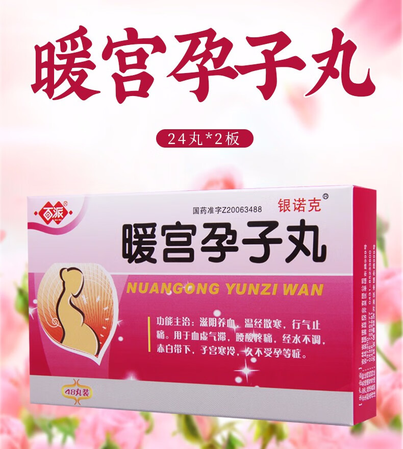 银诺克 暖宫孕子丸 48丸 10盒【图片 价格 品牌 报价】-京东